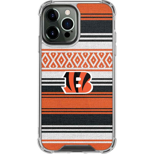 NFL Cincinnati Bengals Trailblazer iPhone 13 Pro Max Clear Case