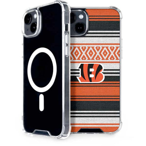 NFL Cincinnati Bengals Trailblazer iPhone 15 Plus MagSafe Case