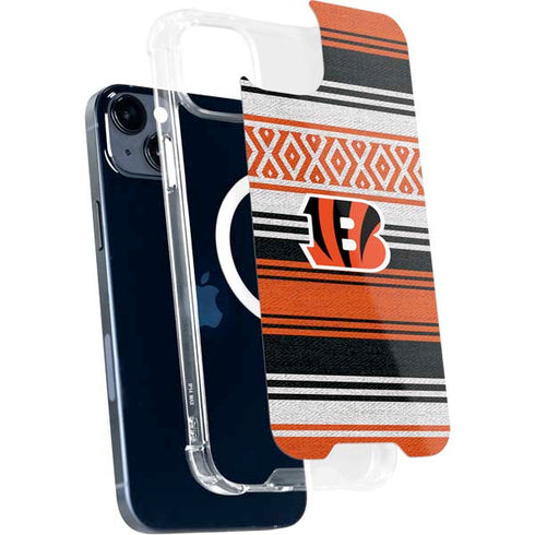 NFL Cincinnati Bengals Trailblazer iPhone 15 Plus MagSafe Case