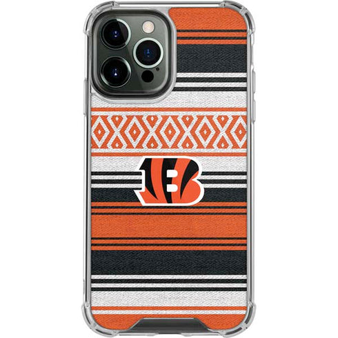 NFL Cincinnati Bengals Trailblazer iPhone 15 Pro Max Clear Case