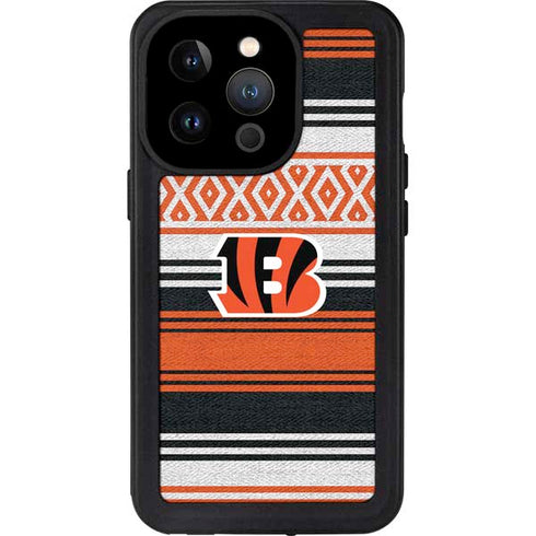 NFL Cincinnati Bengals Trailblazer iPhone 14 Pro Waterproof Case