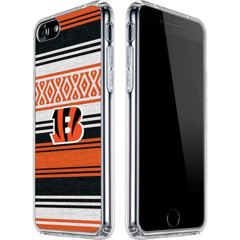 NFL Cincinnati Bengals Trailblazer iPhone SE (2nd & 3rd Gen) Clear Case