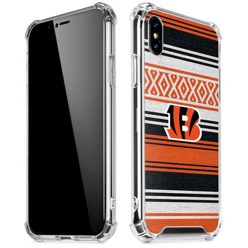 NFL Cincinnati Bengals Trailblazer iPhone XS Max Clear Case