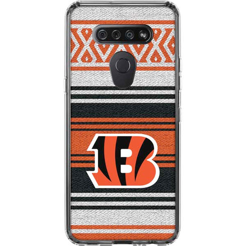 NFL Cincinnati Bengals Trailblazer LG K51/Q51 Clear Case