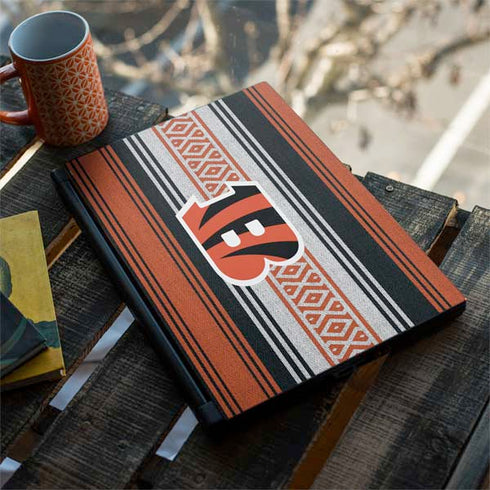 NFL Cincinnati Bengals Trailblazer MSI GS65 Stealth Laptop Skin