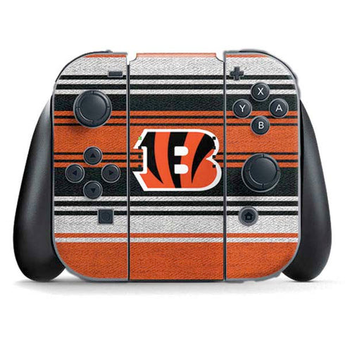 NFL Cincinnati Bengals Trailblazer Nintendo Switch (2017-2021) Joy-Con Controller Skin