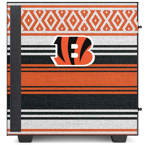 NFL Cincinnati Bengals Trailblazer NZXT H510 Compact ATX Mid-Tower Case Skin