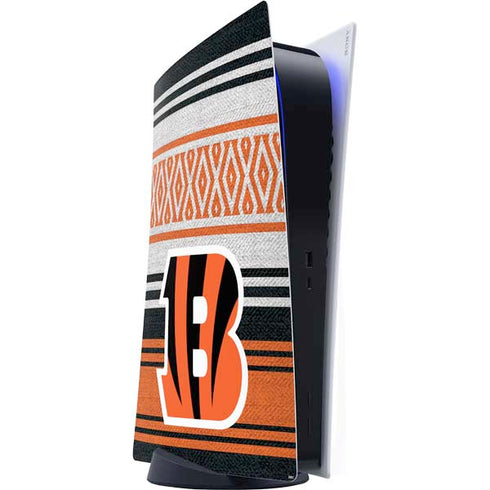 NFL Cincinnati Bengals Trailblazer PS5 Digital Edition Console Skin