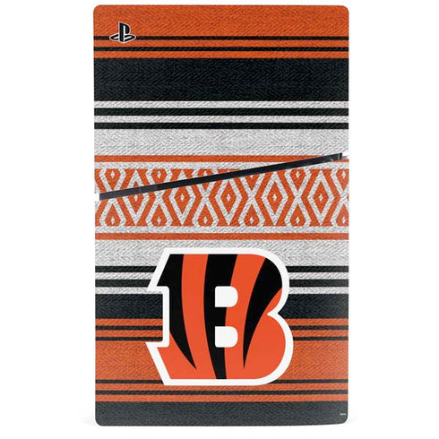 NFL Cincinnati Bengals Trailblazer PS5 Slim Disk Bundle Skin