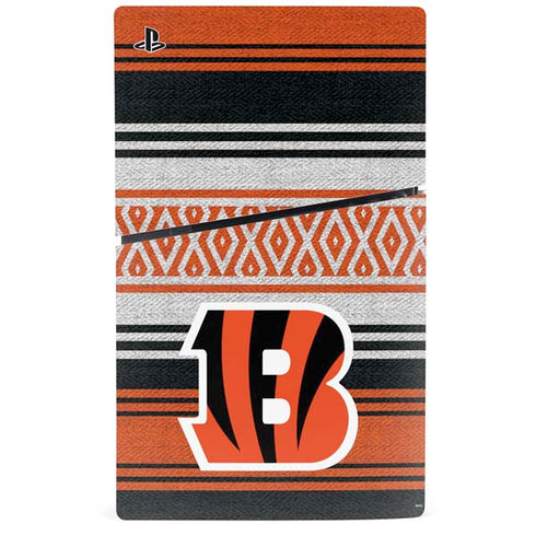 NFL Cincinnati Bengals Trailblazer PS5 Slim Disk Console Skin