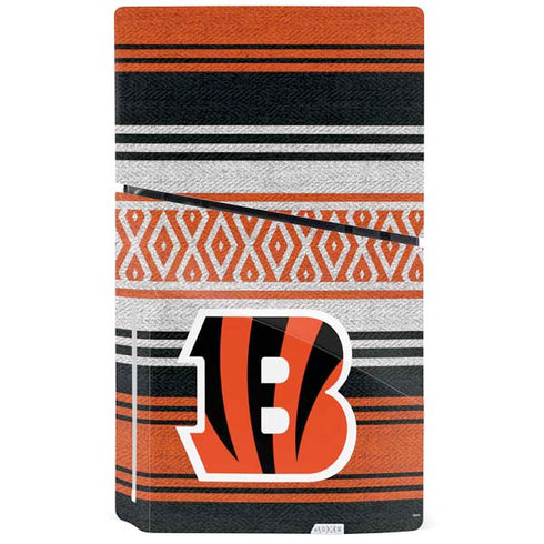 NFL Cincinnati Bengals Trailblazer PS5 Slim Disk Console Skin