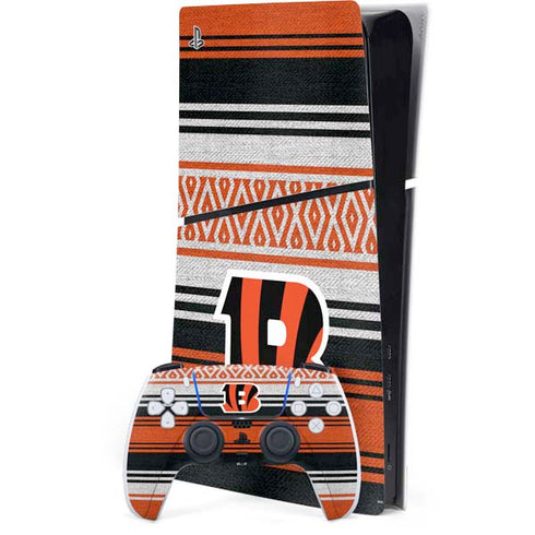 NFL Cincinnati Bengals Trailblazer PS5 Slim Digital Edition Bundle Skin
