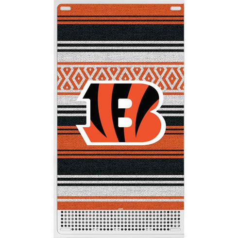 NFL Cincinnati Bengals Trailblazer Xbox Series S Console Skin
