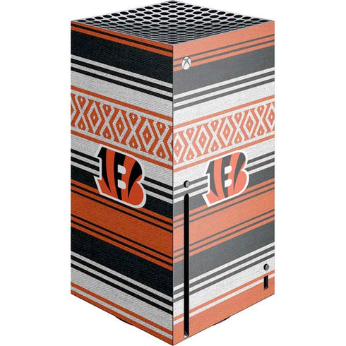 NFL Cincinnati Bengals Trailblazer Xbox Series X Console Skin