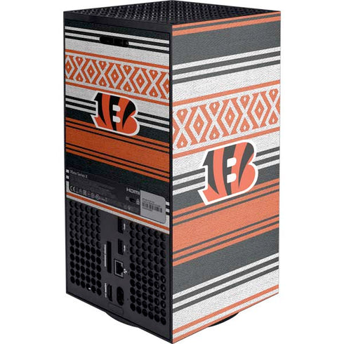 NFL Cincinnati Bengals Trailblazer Xbox Series X Console Skin
