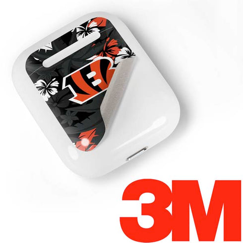 NFL Cincinnati Bengals Tropical Print Apple AirPods Skin