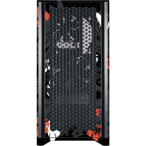 NFL Cincinnati Bengals Tropical Print Corsair 4000D Tempered Glass Mid-Tower ATX Case Skin