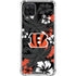 NFL Cincinnati Bengals Tropical Print Galaxy A12 Clear Case