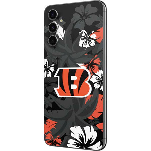 NFL Cincinnati Bengals Tropical Print Galaxy A14 5G Skin