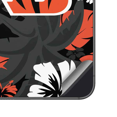 NFL Cincinnati Bengals Tropical Print Galaxy A14 5G Skin