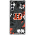 NFL Cincinnati Bengals Tropical Print Galaxy A15 5G Clear Case