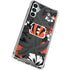 NFL Cincinnati Bengals Tropical Print Galaxy A15 5G Clear Case