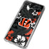 NFL Cincinnati Bengals Tropical Print Galaxy A21 Clear Case