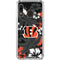 NFL Cincinnati Bengals Tropical Print Galaxy A30 Clear Case