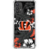 NFL Cincinnati Bengals Tropical Print Galaxy A32 5G Clear Case