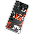 NFL Cincinnati Bengals Tropical Print Galaxy A32 5G Clear Case