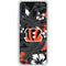 NFL Cincinnati Bengals Tropical Print Galaxy A50 Clear Case