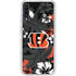 NFL Cincinnati Bengals Tropical Print Galaxy A50 Clear Case