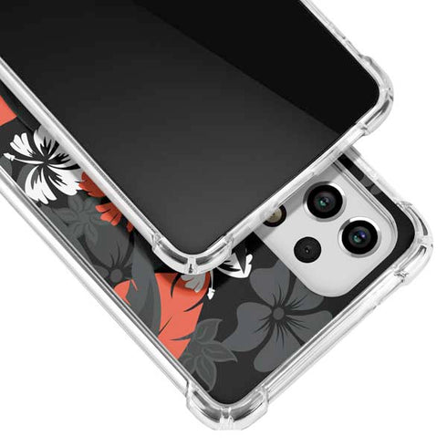 NFL Cincinnati Bengals Tropical Print Galaxy A53 5G Clear Case