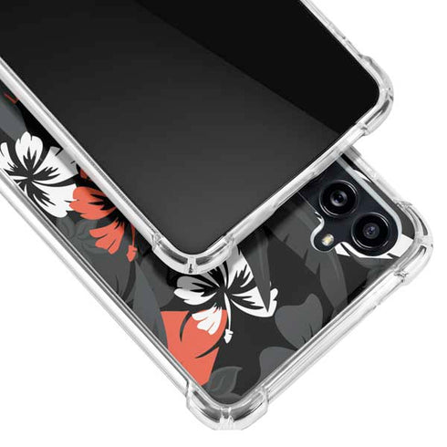 NFL Cincinnati Bengals Tropical Print Galaxy A54 5G Clear Case