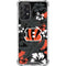 NFL Cincinnati Bengals Tropical Print Galaxy A72 5G Clear Case