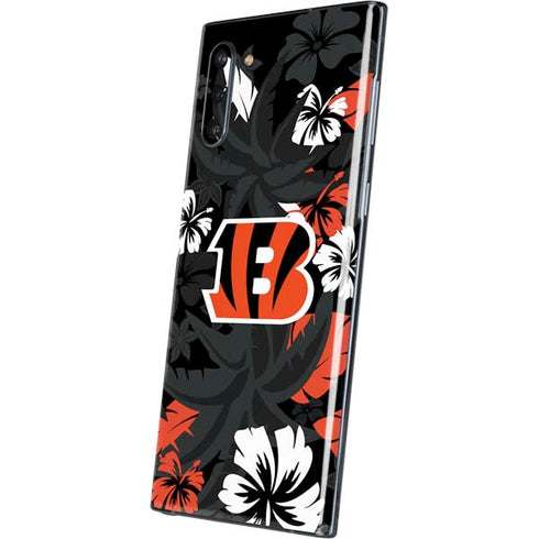 NFL Cincinnati Bengals Tropical Print Galaxy Note 10 Skin
