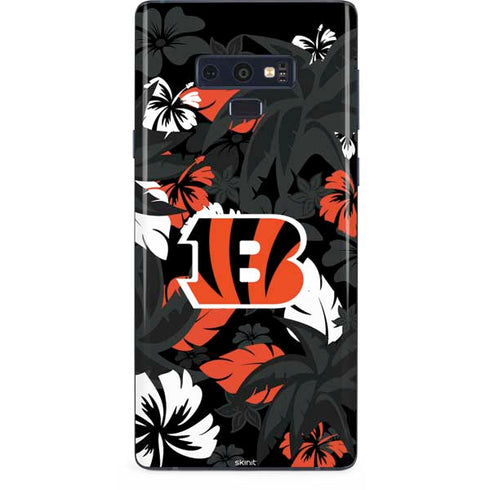 NFL Cincinnati Bengals Tropical Print Galaxy Note 9 Skin