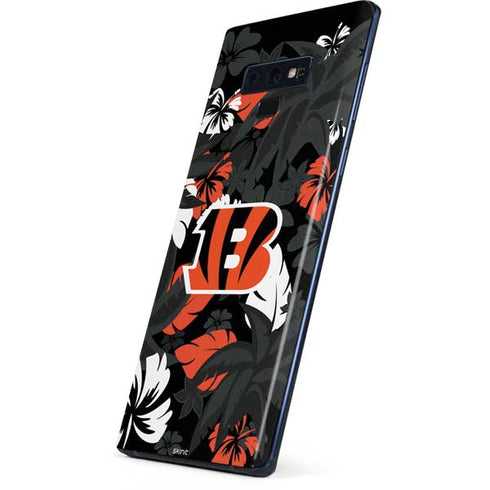 NFL Cincinnati Bengals Tropical Print Galaxy Note 9 Skin