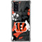 NFL Cincinnati Bengals Tropical Print Galaxy Note20 5G Clear Case
