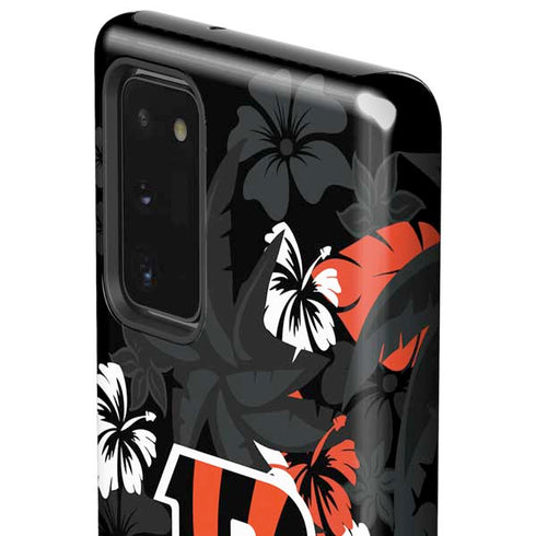 NFL Cincinnati Bengals Tropical Print Galaxy Note20 5G Pro Case