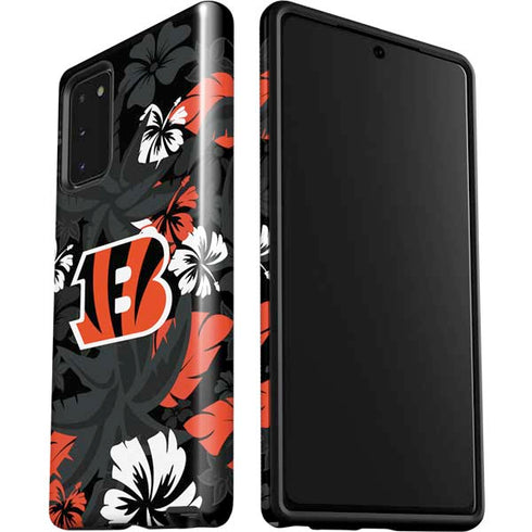 NFL Cincinnati Bengals Tropical Print Galaxy Note20 5G Pro Case