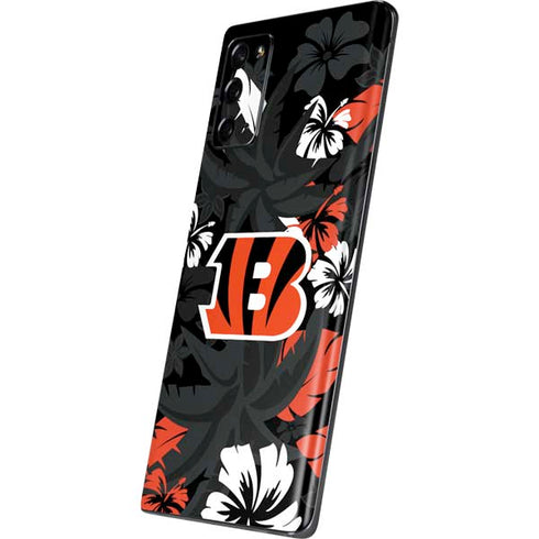 NFL Cincinnati Bengals Tropical Print Galaxy Note20 5G Skin
