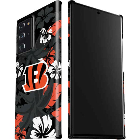 NFL Cincinnati Bengals Tropical Print Galaxy Note20 Ultra 5G Lite Case