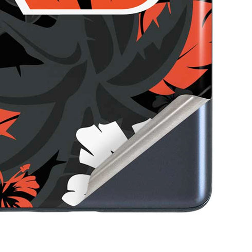 NFL Cincinnati Bengals Tropical Print Galaxy S20 Fan Edition Skin
