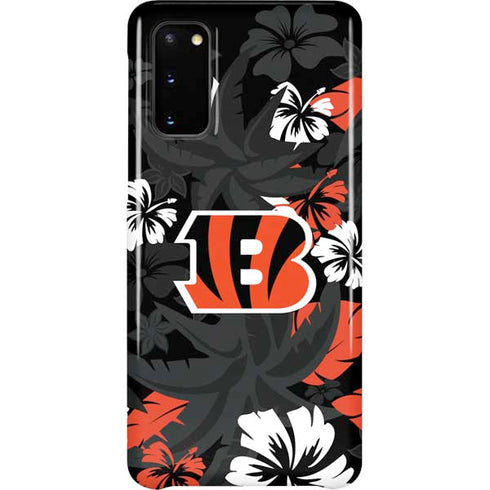 NFL Cincinnati Bengals Tropical Print Galaxy S20 Lite Case