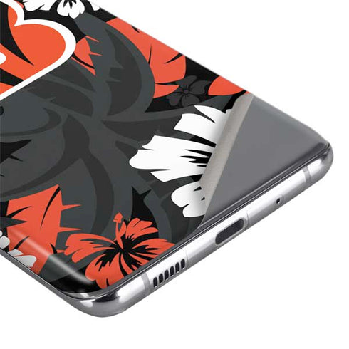 NFL Cincinnati Bengals Tropical Print Galaxy S20 Skin