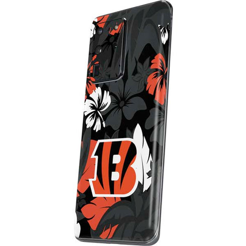 NFL Cincinnati Bengals Tropical Print Galaxy S20 Ultra 5G Skin