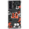 NFL Cincinnati Bengals Tropical Print Galaxy S21 5G Clear Case