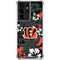 NFL Cincinnati Bengals Tropical Print Galaxy S21 Ultra 5G Clear Case