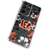 NFL Cincinnati Bengals Tropical Print Galaxy S21 Ultra 5G Clear Case